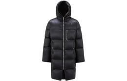 Moncler: Чёрный пуховик 