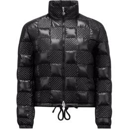 Moncler: Чёрный пуховик 