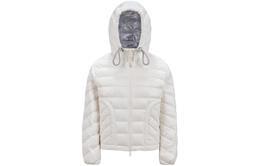 Moncler: Белый пуховик 