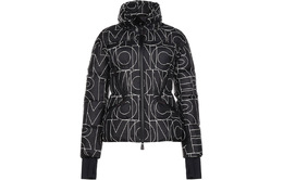 Moncler: Чёрный пуховик 