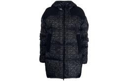 Moncler: Чёрный пуховик 