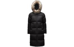 Moncler: Чёрный пуховик 