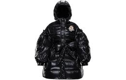 Moncler: Чёрный пуховик 