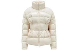 Moncler: Белый пуховик 