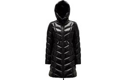 Moncler: Чёрный пуховик 