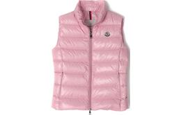 Moncler: Розовый жилет 