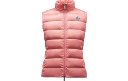 Moncler: Розовый жилет 