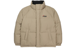 Fila: Бежевый пуховик 