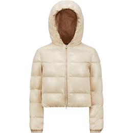 Moncler: Светлый пуховик 