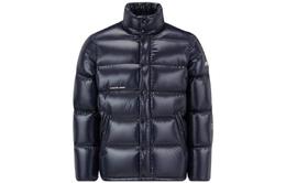 Moncler: Тёмный пуховик 