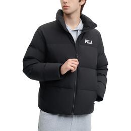 Fila: Чёрный пуховик 