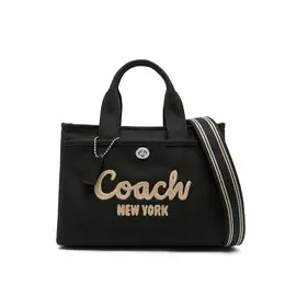 Coach: Чёрная сумка 