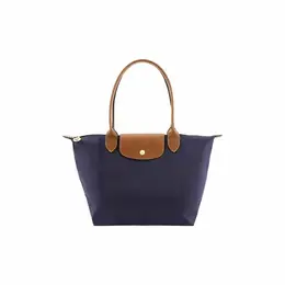 Longchamp: Синяя сумка 