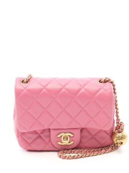 CHANEL Pre-Owned: Розовая сумка 