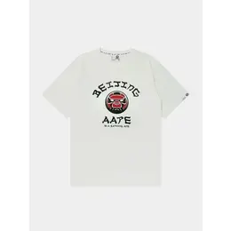 AAPE BY *A BATHING APE®: Белая футболка 