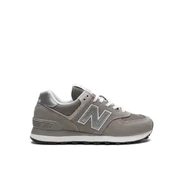 New Balance: Серые кроссовки  574