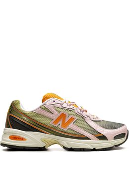 New Balance: Розовые кроссовки 