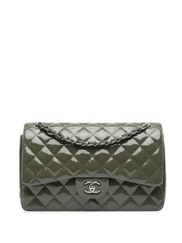 CHANEL Pre-Owned: Зелёная сумка 