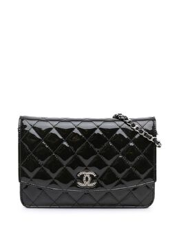 CHANEL Pre-Owned: Чёрный кошелёк 