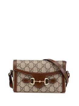 Gucci Pre-Owned: Коричневая сумка через плечо 