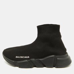 Balenciaga: Чёрные кроссовки  Speed Trainer