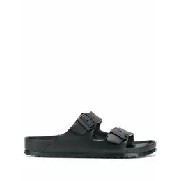 Birkenstock: Чёрные шлёпанцы 