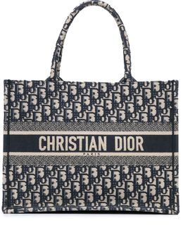 Christian Dior Pre-Owned: Голубая сумка-шоппер 