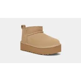 UGG: Бежевые угги  Ultra Mini