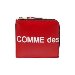 Comme des Garcons Wallet: Красный кошелёк 