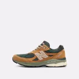 New Balance: Кроссовки  990 цвета хаки