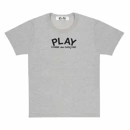 Comme des Garcons PLAY: Чёрная футболка  Heart