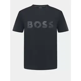 BOSS: Тёмная футболка 