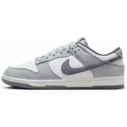 NIKE: Белые кеды  Dunk Low Retro