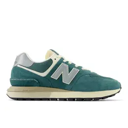 New Balance: Тёмные кроссовки  574