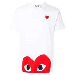 Comme des Garcons PLAY: Серебристая футболка 