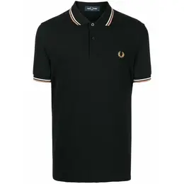 FRED PERRY: Чёрное поло 