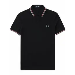 FRED PERRY: Чёрное поло 