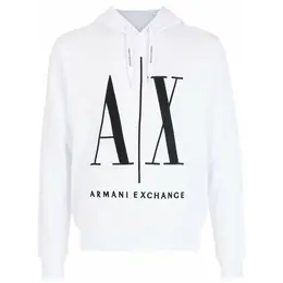 Armani Exchange: Серебристая толстовка 