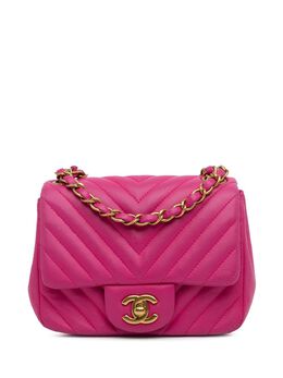 CHANEL Pre-Owned: Розовая сумка через плечо 