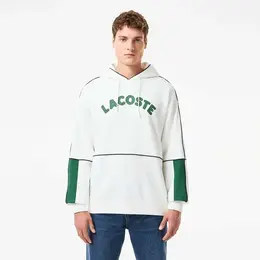 LACOSTE: Белая толстовка 