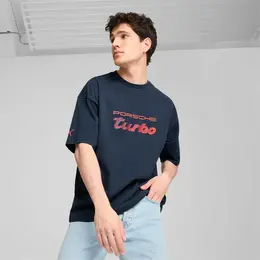 PUMA: Синяя футболка  Ess