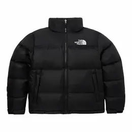 The North Face: Чёрный пуховик 