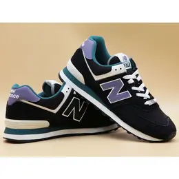 New Balance: Фиолетовые кроссовки  574