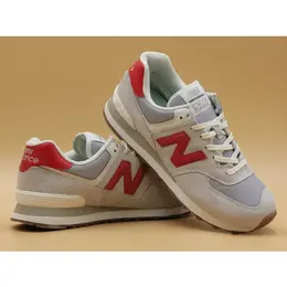 New Balance: Красные кроссовки  574