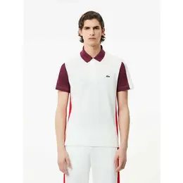 LACOSTE: Бордовое поло 