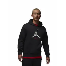 NIKE: Чёрная толстовка  Jordan Essentials