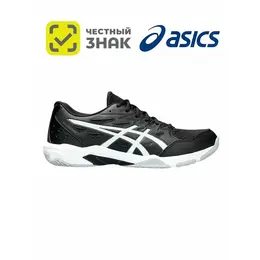 ASICS: Чёрные кроссовки 