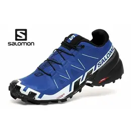 Salomon: Синие кроссовки 