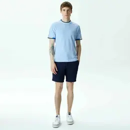 LACOSTE: Синие шорты 