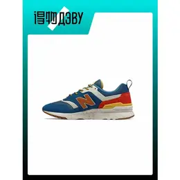 New Balance: Голубые кроссовки  997H